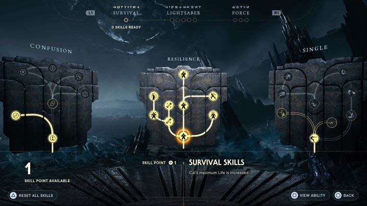 Sposób odblokowania: W pełni ulepsz 3 drzewka umiejętności - Star Wars Jedi Survivor: Trofea / Osiągnięcia - lista wszystkich, poradnik trofeowy - Star Wars Jedi Survivor - poradnik do gry