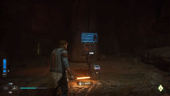 Terminal do zhakowania przez BD-1 jest wewnątrz grobowca - Jedi Survivor: Grobowiec Wędrowca z planety Jedha - lista sekretów - Star Wars Jedi Survivor - poradnik do gry