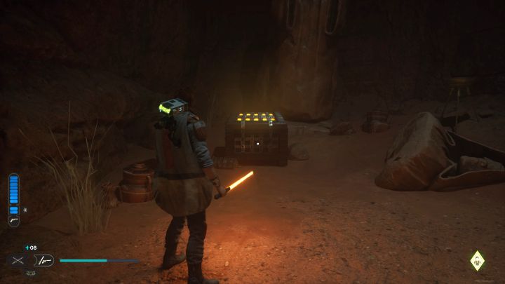 Skrzynia to kolejny sekret do odnalezienia wewnątrz grobowca - Jedi Survivor: Grobowiec Wędrowca z planety Jedha - lista sekretów - Star Wars Jedi Survivor - poradnik do gry