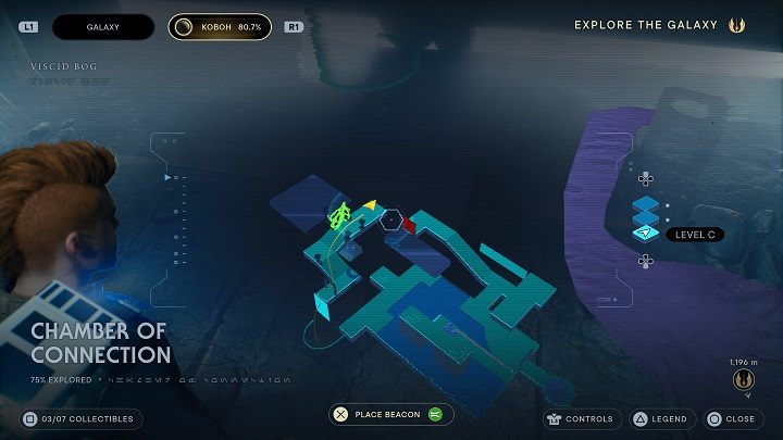 Za nowym przejściem znajduje się jedyne przejście, które zaprowadzi Was do kolejnego wpisu do bazy danych - Jedi Survivor: Komnata Połączenia - lista sekretów - Star Wars Jedi Survivor - poradnik do gry