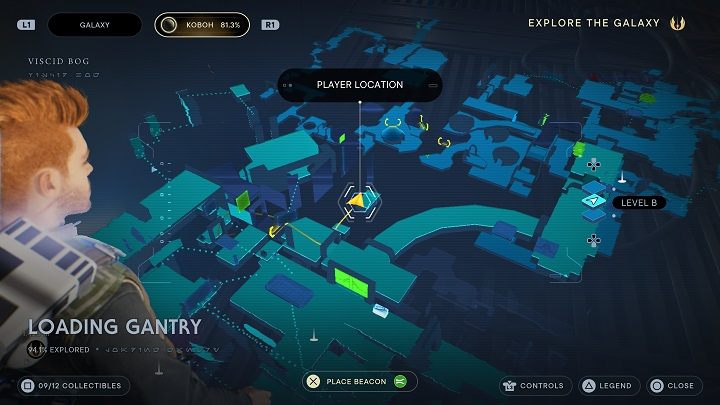 Po przedostaniu się przez nią pokonajcie przeciwników i skręćcie w lewo przed drzwiami - Jedi Survivor: Suwnica Załadunkowa - lista sekretów - Star Wars Jedi Survivor - poradnik do gry