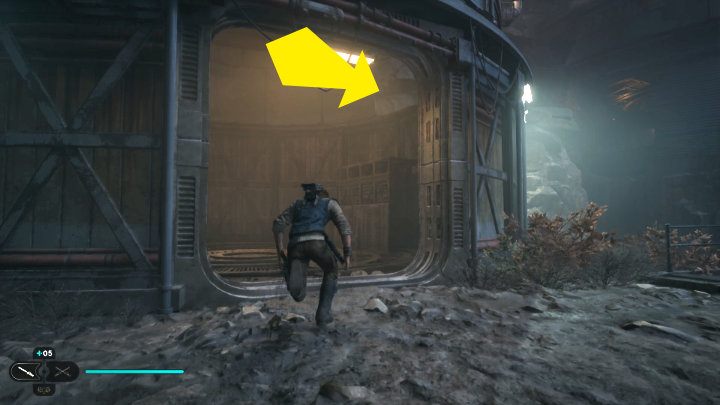 Po dotarciu do punktu medytacji (Mglisty Przestwór), wejdźcie do chatki na górze i wskoczcie na platformę po prawej stronie - Star Wars Jedi Survivor: Staw czoła Daganowi w obserwatorium na Koboh (Confront Dagan at the Koboh Observatory) - Star Wars Jedi Survivor - poradnik do gry