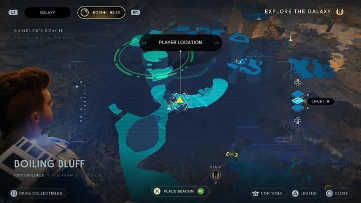 Zaczynając od miejsca medytacji namierzcie pierwszego wierzchowca z brzegu - Jedi Survivor: Strome Urwiska - lista sekretów - Star Wars Jedi Survivor - poradnik do gry