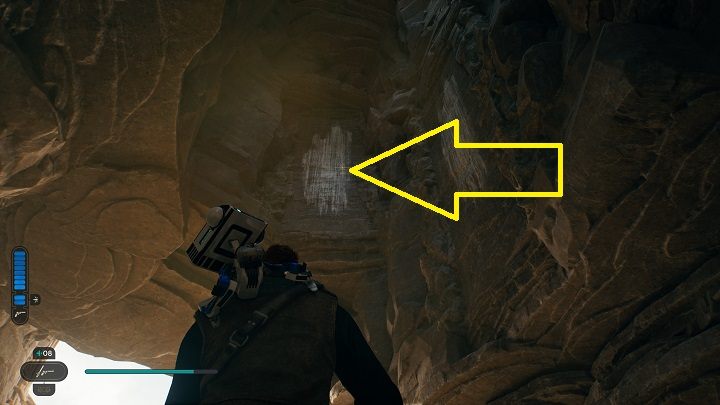 Wróćcie do wejścia do jaskini niedaleko miejsca medytacji, ale nie opuszczajcie jej - Jedi Survivor: Strome Urwiska - lista sekretów - Star Wars Jedi Survivor - poradnik do gry