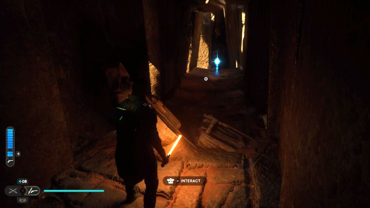 Zwój z Jedhy jest w tej samej lokacji, co druga esencja z poprzedniego podpunktu - Jedi Survivor: Mury klasztorne z planety Jedha - lista sekretów - Star Wars Jedi Survivor - poradnik do gry