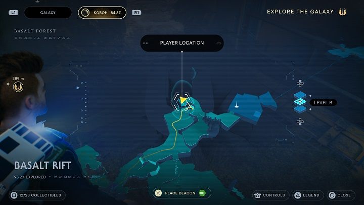 Na górze jest dysk danych - Jedi Survivor: Bazaltowa Szczelina - lista sekretów - Star Wars Jedi Survivor - poradnik do gry