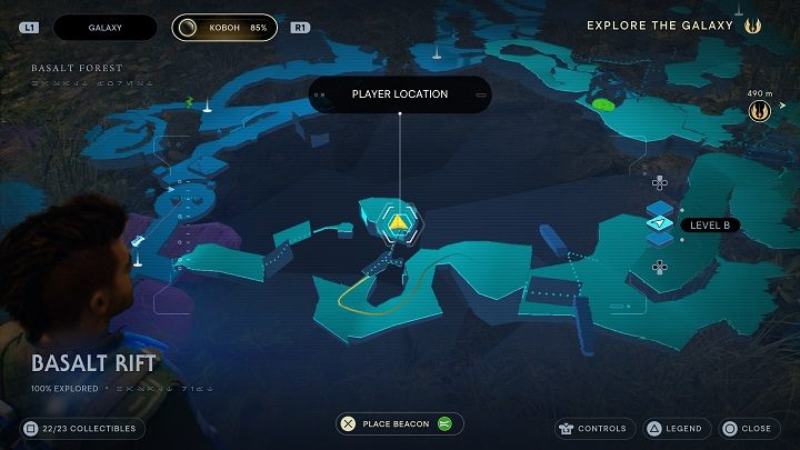 Wskoczcie z powrotem na pnącza i skierujcie się w przeciwnym kierunku od tego, z którego przyszliście - Jedi Survivor: Bazaltowa Szczelina - lista sekretów - Star Wars Jedi Survivor - poradnik do gry