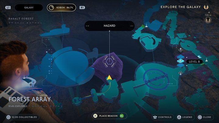 Zabierzcie kulę do placu z pyłem po przeciwnej stronie - Jedi Survivor: Leśny Węzeł - lista sekretów - Star Wars Jedi Survivor - poradnik do gry