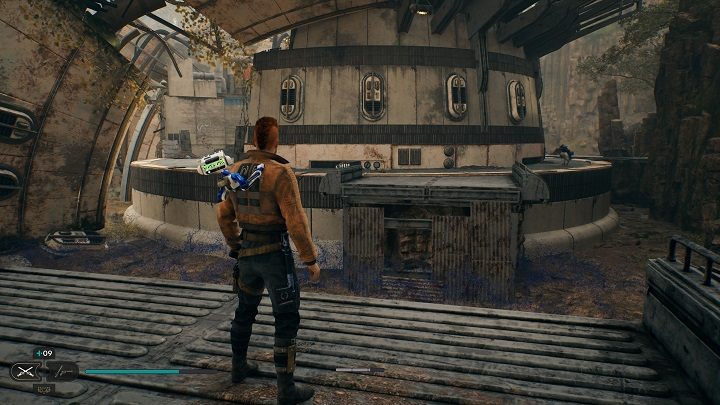 Udajcie się w kierunku przeciwnym do ostatniej znajdźki i wybierzcie ścieżkę po lewej (tę lepiej oświetloną) - Jedi Survivor: Leśny Węzeł - lista sekretów - Star Wars Jedi Survivor - poradnik do gry