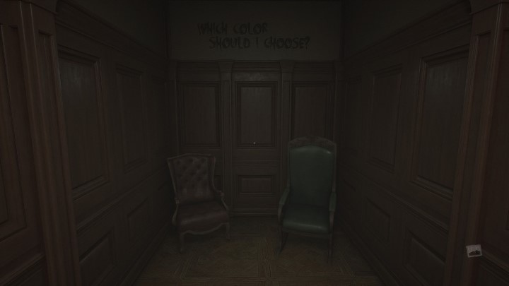 Jest to jeden z pierwszych wyborów, który zadecyduje o zakończeniu aktu - Layers of Fear: Historia Malarza - Layers of Fear 3 - poradnik do gry