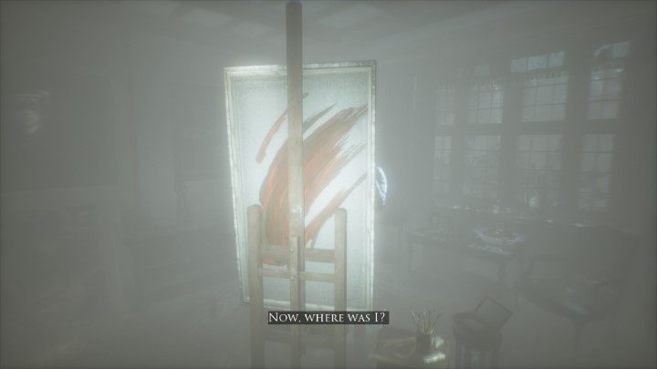 W pokoju córki (na końcu krótkiego korytarza na lewo od schodów) Waszym zadaniem będzie pozowanie do portretu - Layers of Fear (2023): Historia Córki opis przejścia - Layers of Fear 3 - poradnik do gry