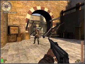 Dotrzesz do dobrze znanego hallu - Bizerte Canal (2) | MISJA 3 - Tunisia | MoH Alied Assault Breakthrough - Medal of Honor: Allied Assault - Breakthrough - poradnik do gry