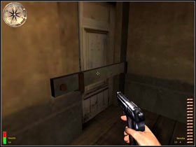 Gdy tylko Klaus otworzy drzwi wbiegnij za nim do środka - Bizerte Canal (4) | MISJA 3 - Tunisia | MoH Alied Assault Breakthrough - Medal of Honor: Allied Assault - Breakthrough - poradnik do gry