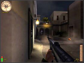 Solidny opór zapewnią Ci widoczni na screenie strażnicy - Bizerte Harbor (5) | MISJA 4 - Tunisia | MoH Alied Assault Breakthrough - Medal of Honor: Allied Assault - Breakthrough - poradnik do gry