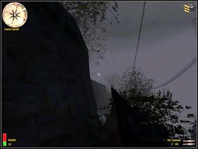 Dobrze by się było zatrzymać po dotarciu do widocznego na screenie miejsca - Glider Landing (2) | MISJA 5 - Sicily | MoH Alied Assault Breakthrough - Medal of Honor: Allied Assault - Breakthrough - poradnik do gry