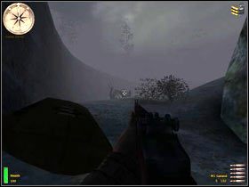 Po chwili dotrzesz do przedostatniego stanowiska AA - Glider Landing (3) | MISJA 5 - Sicily | MoH Alied Assault Breakthrough - Medal of Honor: Allied Assault - Breakthrough - poradnik do gry