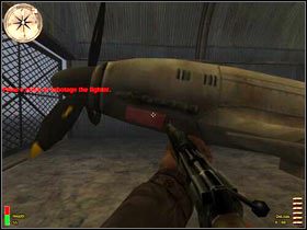 Kieruj się do kolejnych hangarów - The Airfield At Caltagirone (3) | MISJA 6 - Sicily | MoHAA Breakthrough - Medal of Honor: Allied Assault - Breakthrough - poradnik do gry