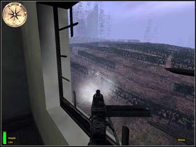 Zanim oczyścisz całe piętro podbiegnij do ckm-u osadzonego najbliżej schodów - Gela (2) | MISJA 7 - Sicily | Medal of Honor Alied Assault Breakthrough - Medal of Honor: Allied Assault - Breakthrough - poradnik do gry