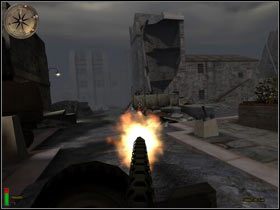 W pewnym momencie medyk zatrzyma wóz, aby pomóc rannemu - Monte Cassino I (2) | MISJA 8 - Italy | MoHAA Breakthrough - Medal of Honor: Allied Assault - Breakthrough - poradnik do gry