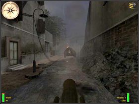 Jak najszybciej pobiegnij do widocznego na końcu ulicy działa - Monte Cassino II (2) | MISJA 9 - Italy | MoHAA Breakthrough - Medal of Honor: Allied Assault - Breakthrough - poradnik do gry