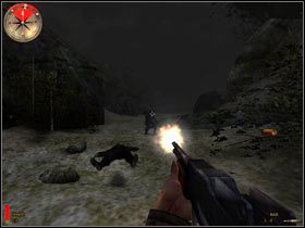 Nie zatrzymuj się na długo, korzystaj też z sojuszników skrywając się za nimi przed wrogimi żołnierzami - Monte Battaglia (6) | MISJA 11 - Italy | MoHAA Breakthrough - Medal of Honor: Allied Assault - Breakthrough - poradnik do gry