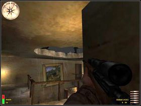 Zatrzymaj się po dotarciu do widocznego na screenie miejsca - Monte Battaglia (7) | MISJA 11 - Italy | MoHAA Breakthrough - Medal of Honor: Allied Assault - Breakthrough - poradnik do gry