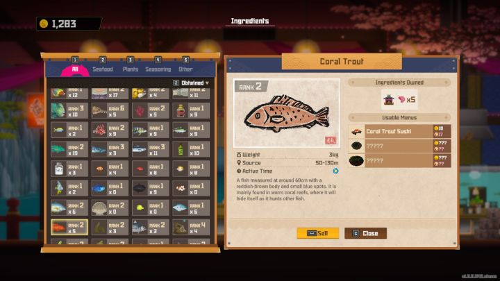 Pstrąg Coral Trout jest jednym z wielu gatunków ryb dostępnych w grze - Dave the Diver: Jak złowić rybę Coral Trout? - Dave the Diver - poradnik do gry