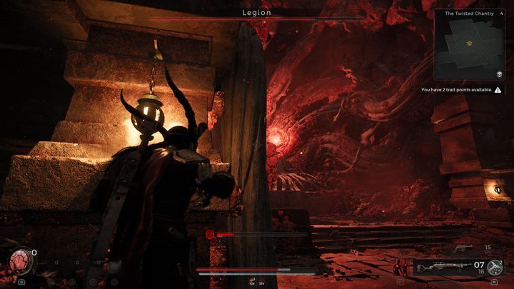 Pomocne okażą się w tej walce kolumny, za którymi możecie się schować - Remnant 2: Jak pokonać Legion? - Remnant 2 - poradnik do gry