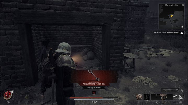 Następnie, po walce z bossem Ripsaw (walkę z nim opisujemy na poświęconej mu stronie poradnika), po prawej stronie od miejsca, z którego się wyłonił, znajdziecie klucz do jego celi - Remnant 2: Jak pokonać Bane? - Remnant 2 - poradnik do gry