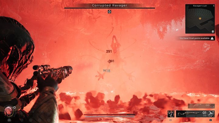 Drugi atak, to stworzenie aury, która zadaje obrażenia, jeśli tylko w nią wejdziecie - Remnant 2: Jak pokonać Corrupted Ravager? - Remnant 2 - poradnik do gry