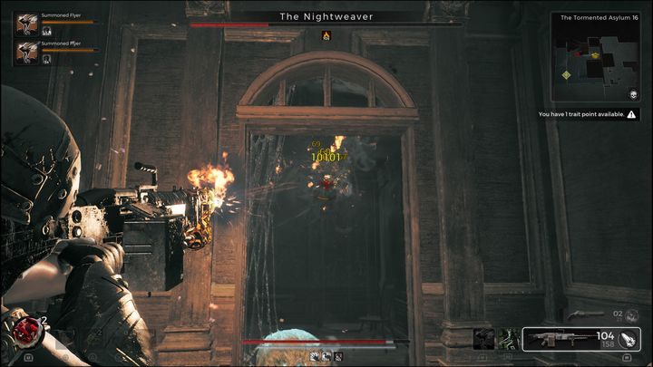Jeśli przez dłuższy czas boss nie pojawia się na dole, oznacza to, że zawędrował na górę - Remnant 2: Jak pokonać The Nightweaver? - Remnant 2 - poradnik do gry