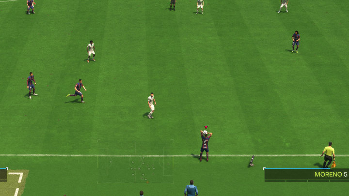 Rzuty z autu to sposób na wznowienie gry, gdy piłka wyleci poza boczną linię boiska - EA Sports FC 24: Stałe fragmenty gry - EA Sports FC 24 - poradnik do gry