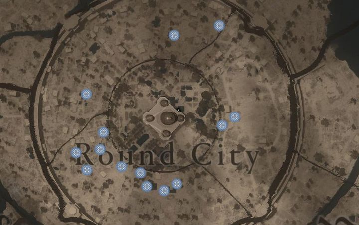 W regionie Koliste Miasto znajduje się 14 miejsc historycznych - ACMirage: Wszystkie miejsca historyczne - AC Mirage - poradnik do gry