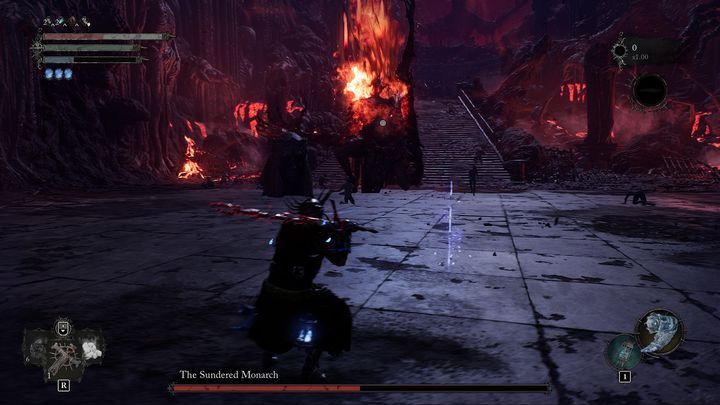 Boleściwy Monarcha może zacząć biec w stronę gracza i machnąć głową rzeźby - Lords of the Fallen: Jak pokonać bossa Boleściwy Monarcha? - Lords of the Fallen - poradnik do gry