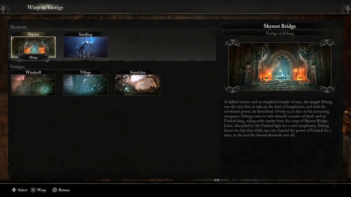 Szczątki i sadzonki opisaliśmy również na powiązanej tematycznie z nimi stronie Jak odpoczywać i zapisać grę - Lords of the Fallen: Jak używać szybkiej podróży? - Lords of the Fallen - poradnik do gry