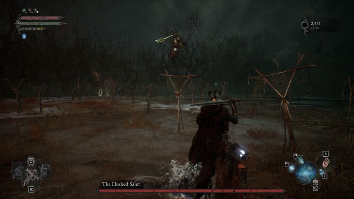 Schodząc z konia, wyskoczy w powietrze i rzuci bronią w Waszą postać - Lords of the Fallen: Jak pokonać bossa Uciszony Święty? - Lords of the Fallen - poradnik do gry