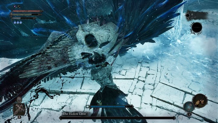 Gdy trzykrotnie pokonacie widmo Lucy, na całej arenie powstaną lodowe sople - uważajcie, aby nie znaleźć się w miejscu, w którym się pojawią - Lords of the Fallen: Jak pokonać bossa Pusty Kruk? - Lords of the Fallen - poradnik do gry