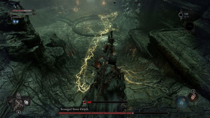 Druga faza rozpocznie się, gdy pasek zdrowia bossa spadnie do około 60-70% - Lords of the Fallen: Jak pokonać bossa Strapiona siostra Delyth? - Lords of the Fallen - poradnik do gry