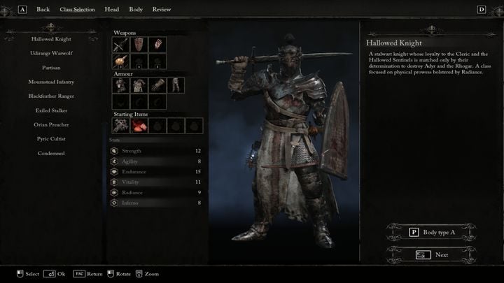 Jeśli nie jesteście zaznajomieni z tym tytułem, a Lords of the Fallen to Wasza pierwsza gra typu soulslike, to rekomendujemy wybranie klasy Czcigodny Rycerz - Lords of the Fallen: Najlepsza klasa - Lords of the Fallen - poradnik do gry