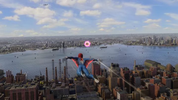 Niektóre ze Spider botów są zawieszone w powietrzu - Spider Man 2: Porady na start - Spider Man 2 - poradnik do gry