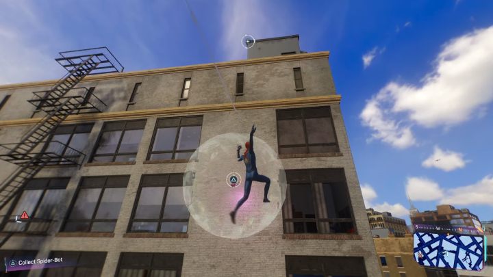Tego Spider Bota znajdzecie na ścianie budynku - Spider Man 2: Wszystkie Spider Boty lokacje - Spider Man 2 - poradnik do gry