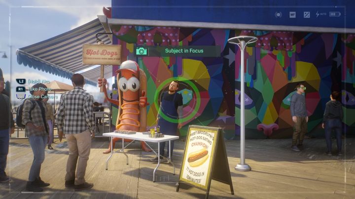 Zróbcie zdjęcie stoisku z hot dogami na Coney Island - Spider Man 2: Wszystkie szanse na zdjęcia - lokacje - Spider Man 2 - poradnik do gry