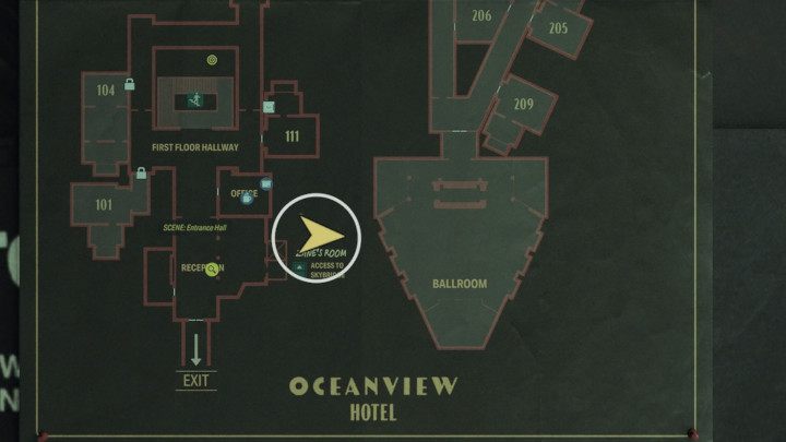 Po dotarciu do hotelu Oceanview i spotkaniu z Zanem, w korytarzu przed pokojem 665 pojawi się Echo - Alan Wake 2: Wszystkie Echa - Alan - Alan Wake 2 - poradnik do gry