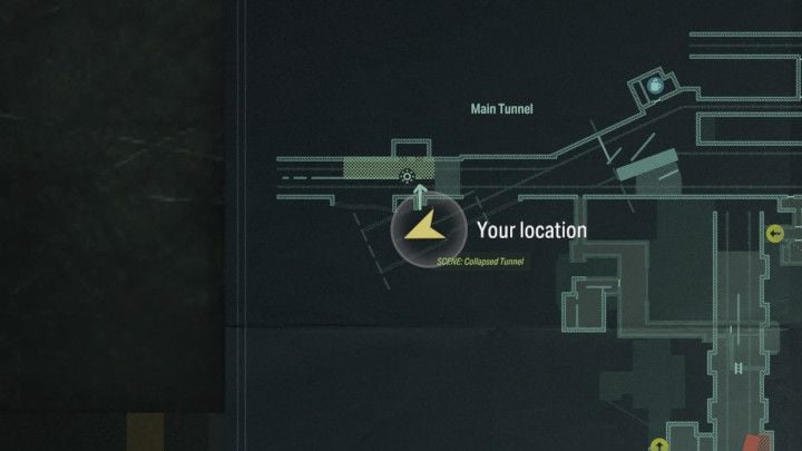 Po dotarciu do zawalonego tunelu, Echo odnajdziecie patrząc bezpośrednio na kupę gruzu - Alan Wake 2: Wszystkie Echa - Alan - Alan Wake 2 - poradnik do gry