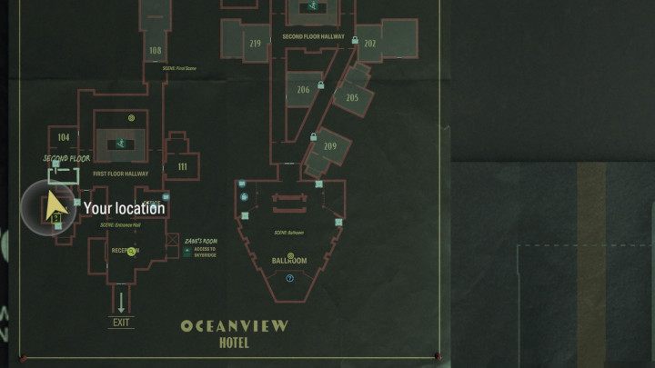 Znajdźka ta znajduje się w pokoju 101 na parterze hotelu Oceanview - Alan Wake 2: Wszystkie Pisarskie podróże - Alan Wake 2 - poradnik do gry
