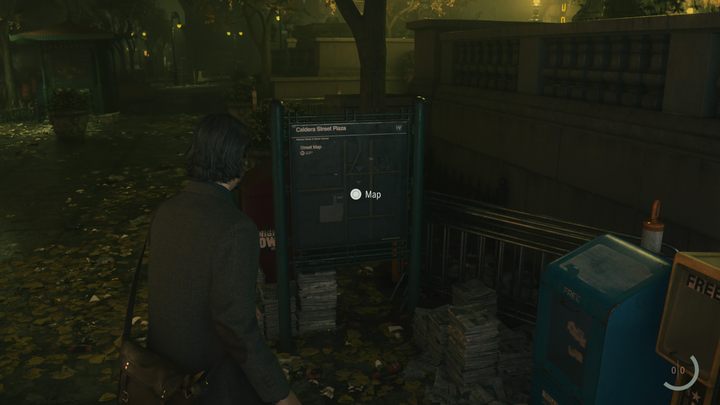 Po wydostaniu się ze studia i wkroczeniu na ulice mrocznej wersji Nowego Jorku, skierujcie się w stronę dzwoniącego telefonu - Alan Wake 2: Wszystkie mapy lokacji - Alan - Alan Wake 2 - poradnik do gry