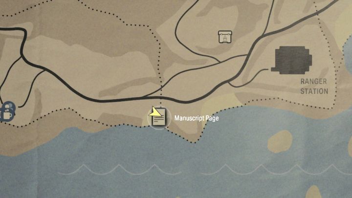 Strona jest na południowej plaży w Bunker Woods na mapie Bright Falls - Alan Wake 2: Wszystkie strony maszynopisu - Return 5-7 - Alan Wake 2 - poradnik do gry