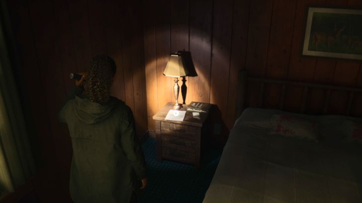 Po tym jak powrócicie do grania Sagą po zaliczeniu Intiation 2 jako Wake zbadajcie zachodnie pomieszczenia Elderwood Palace Lodge w Bright Falls - Alan Wake 2: Wszystkie strony maszynopisu - Return 1-3 - Alan Wake 2 - poradnik do gry