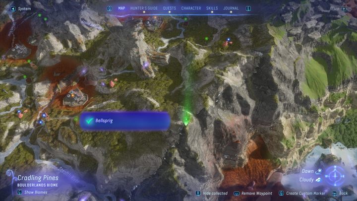 4 - Avatar Frontiers of Pandora: Wszystkie dzwonopędy - Chmurny Las, mapa - Avatar Frontiers of Pandora - poradnik do gry