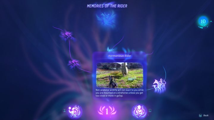 Jedna z umiejętności w drzewku Jeźdźca pozwoli Wam także na konne zbliżenie się do dzikiej zwierzyny - Avatar Frontiers of Pandora: Jak korzystać z wierzchowca? - Avatar Frontiers of Pandora - poradnik do gry